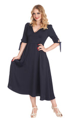 BELLA SWING DRESS-Navy