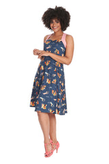 PORTOFINO LIVING SWING DRESS-Blue