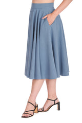 DANCE & SWAY SWING SKIRT-Blue