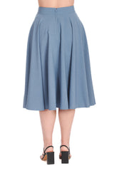 DANCE & SWAY SWING SKIRT-Blue