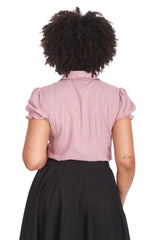 HEART ON HER SLEEVE BLOUSE-Pink
