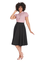 HEART ON HER SLEEVE BLOUSE-Pink