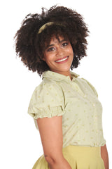 HEART ON HER SLEEVE BLOUSE-Green