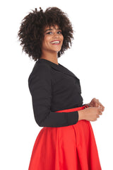 MARIA BLOUSE-Black