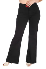LOVE FLARE TROUSER-Black