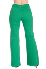 LOVE FLARE TROUSER-Green