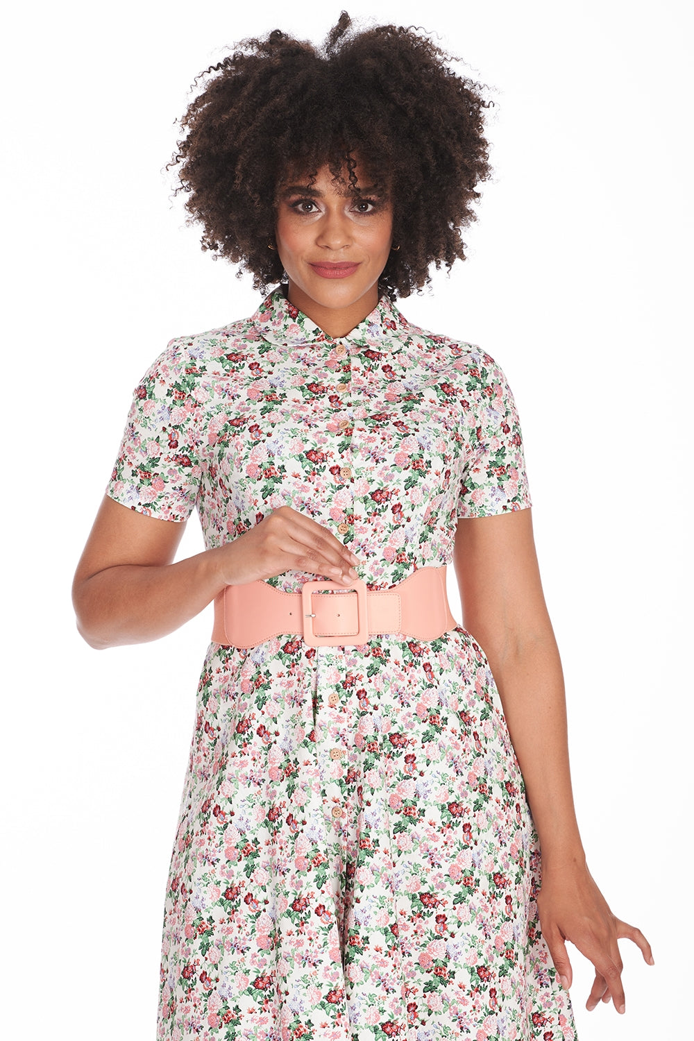 LAST DAY OUT SQUARE BUCKLE BELT-Pink