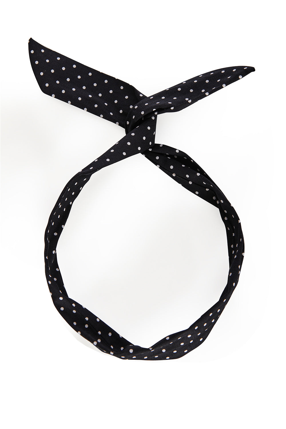 AGNES WIRED HEAD BAND-Black