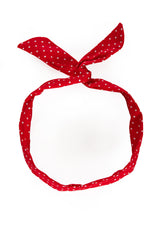 AGNES WIRED HEAD BAND-Red
