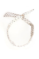 AGNES WIRED HEAD BAND-White