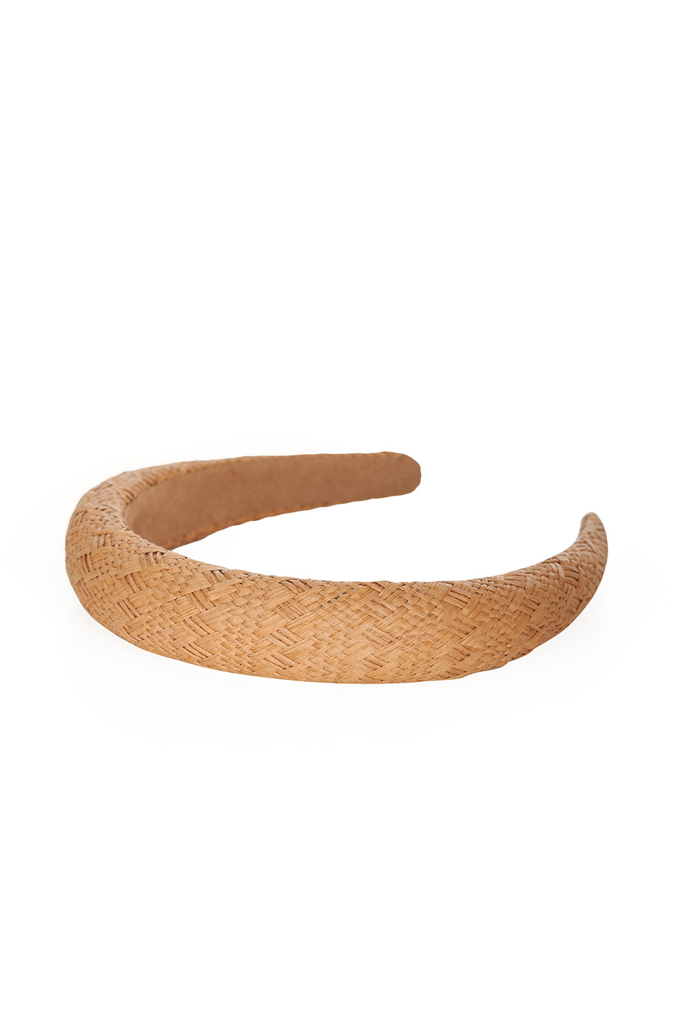 TRUDY STRAW HAIR BAND-Light Natural