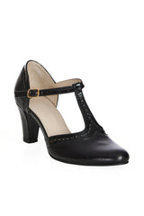 GALORE (REAL LEATHER)-Black