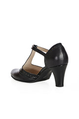 GALORE (REAL LEATHER)-Black