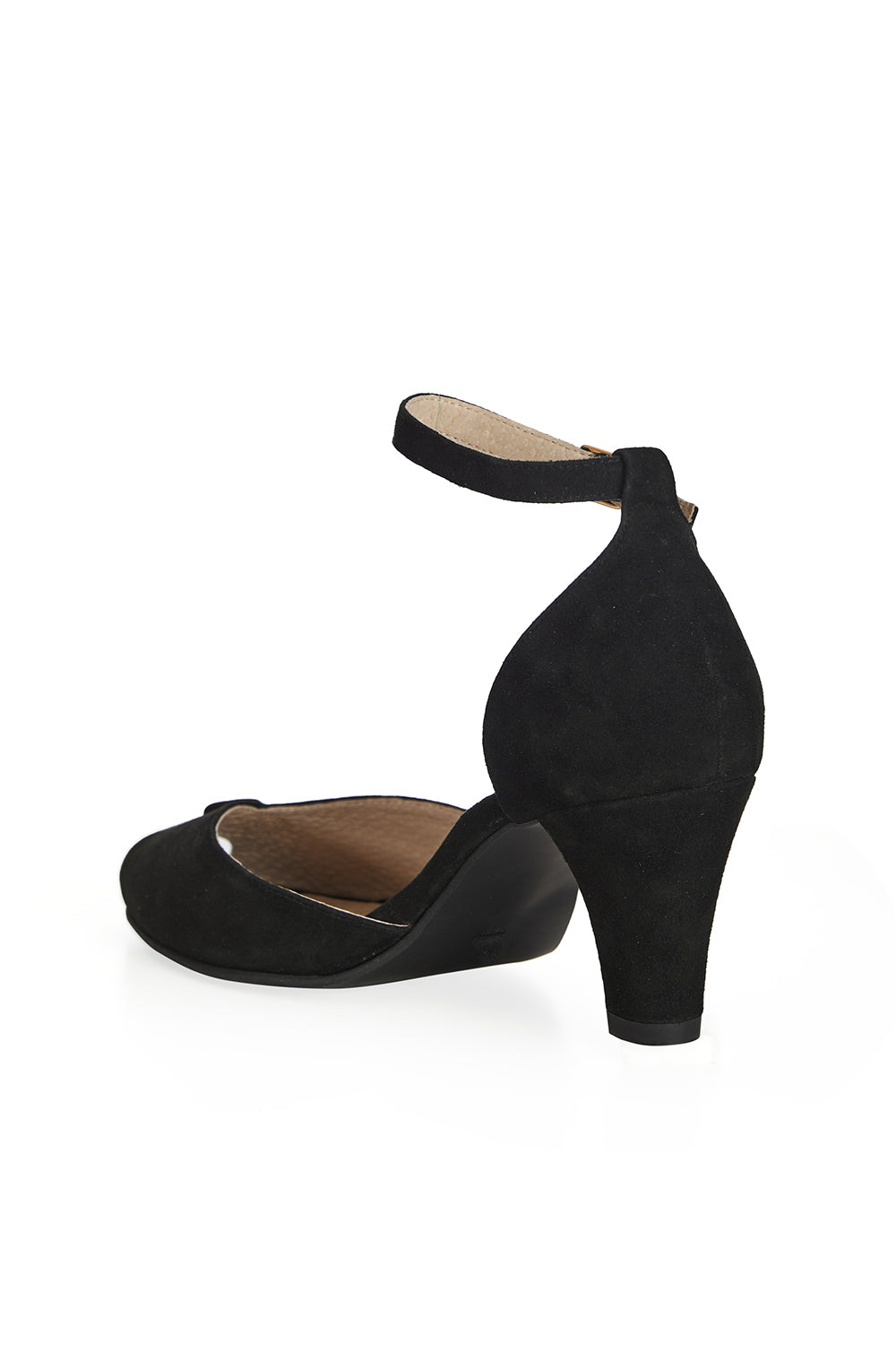 CARICE (REAL LEATHER)-Black