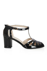 SECRET LOVE (REAL LEATHER)-Black