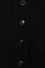 Banned Violet 40s/50s Crop Cardigan - Retro Style Shawl Collar Button-Up