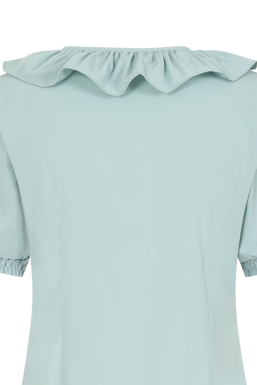 FRAN FRILL BLOUSE Blue