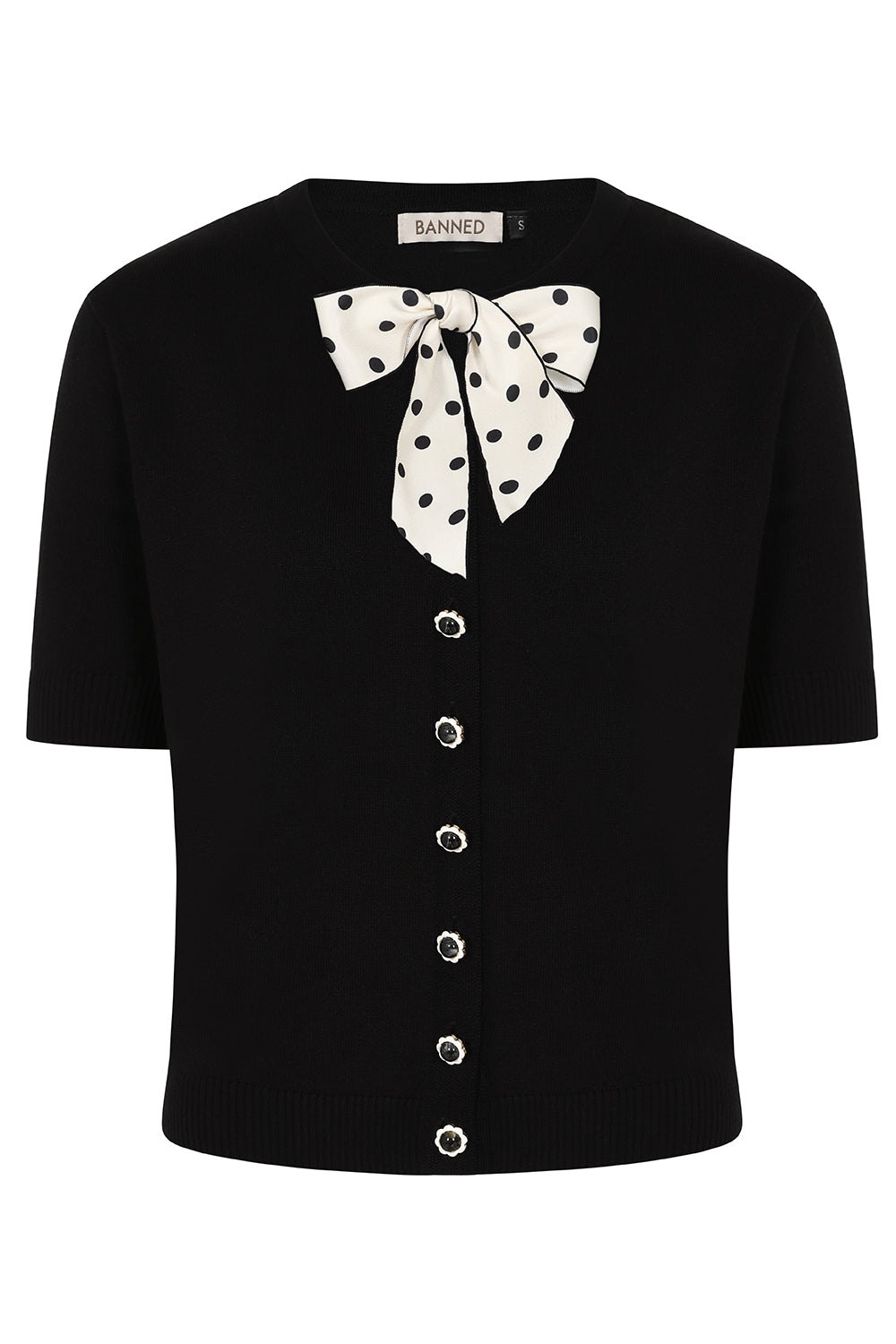 LADY LUCK CARDIGAN Black