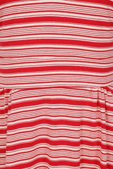 FRAYA SAILING STRIPE DRESS Red