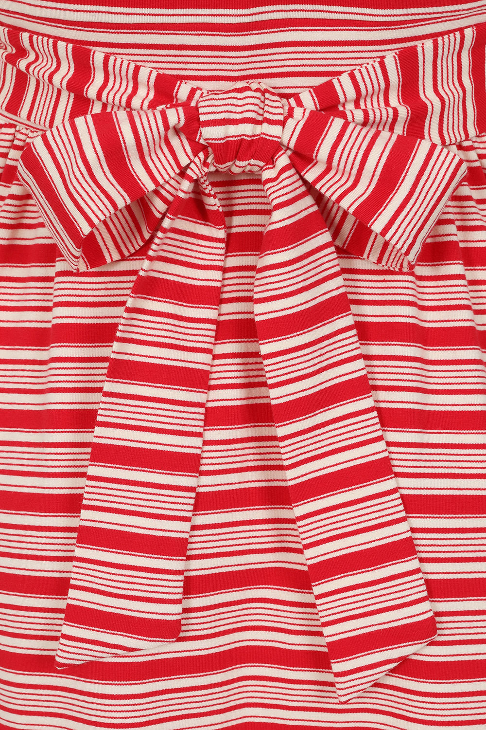 FRAYA SAILING STRIPE DRESS Red
