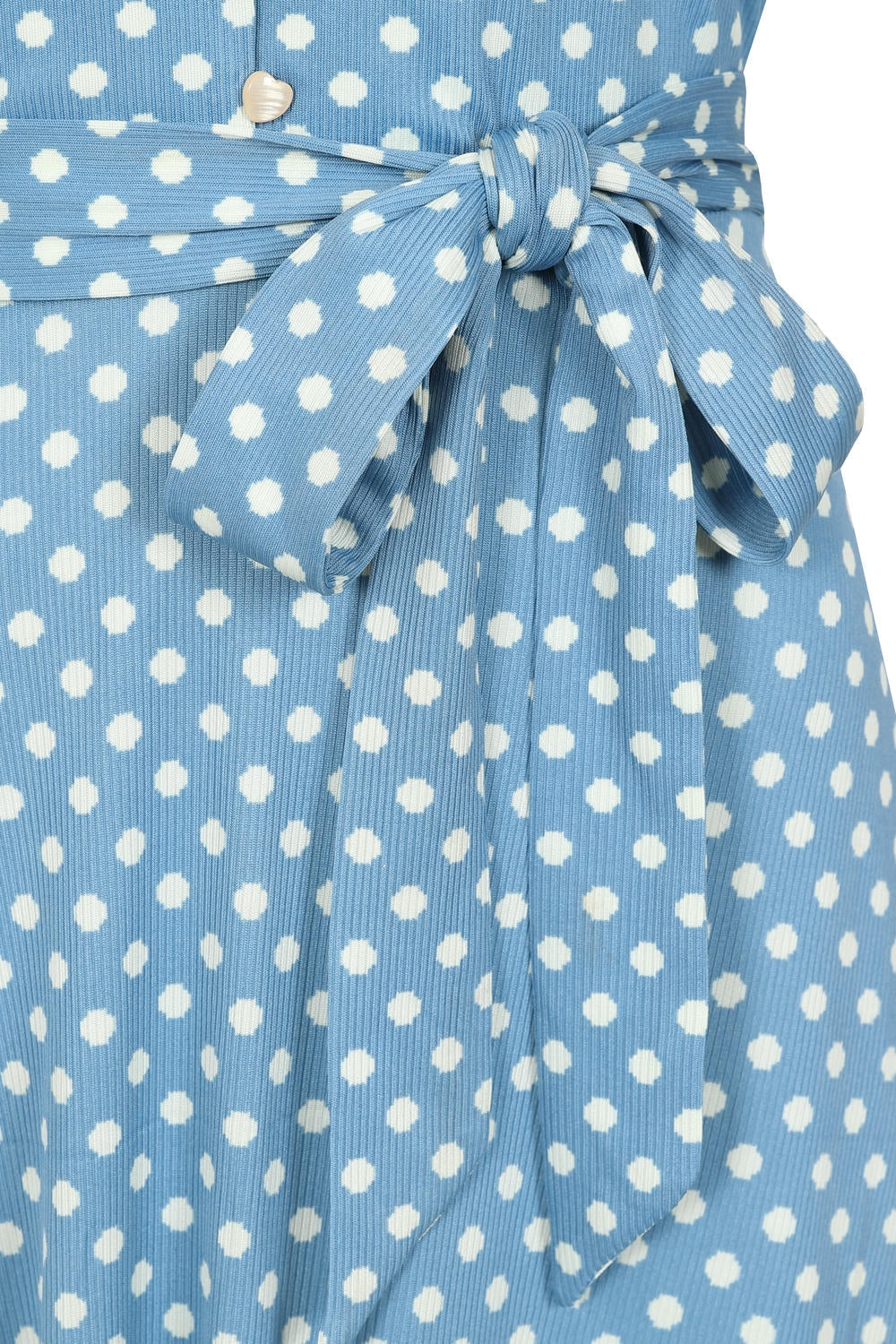 ELLEN SPOT DRESS Blue