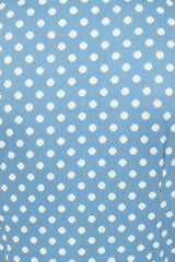 ELLEN SPOT DRESS Blue