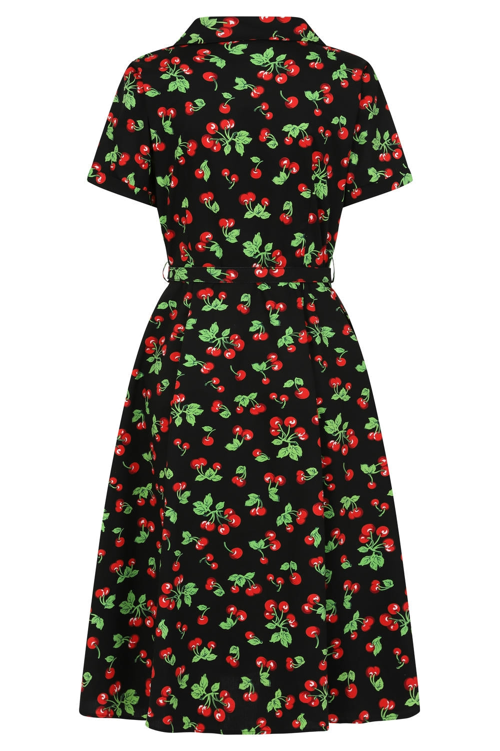 DARLA CHERRIES DRESS Black