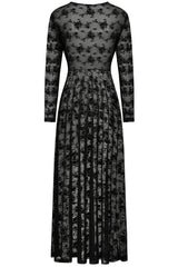 Florence lace maxidress Black