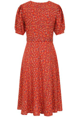 EVA BLOOM DRESS Red