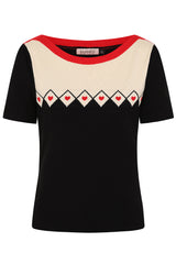 WINONA HEARTS JUMPER Black