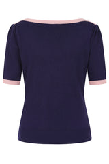 JOLENE CHERRIES JUMPER Navy