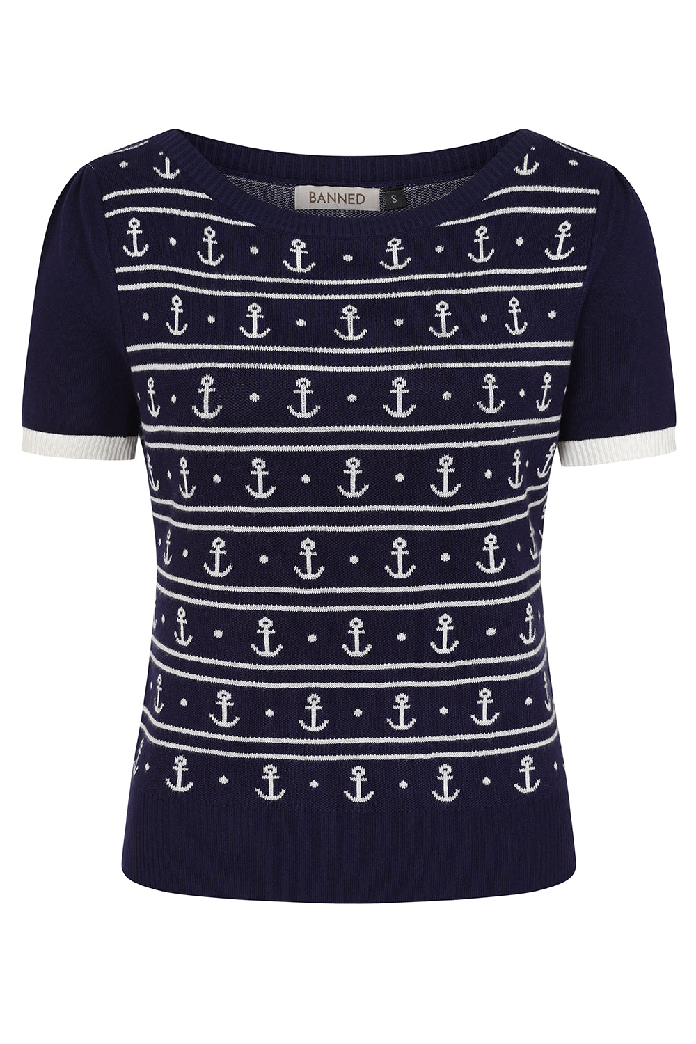 NELLIE ANCHORS JUMPER Navy