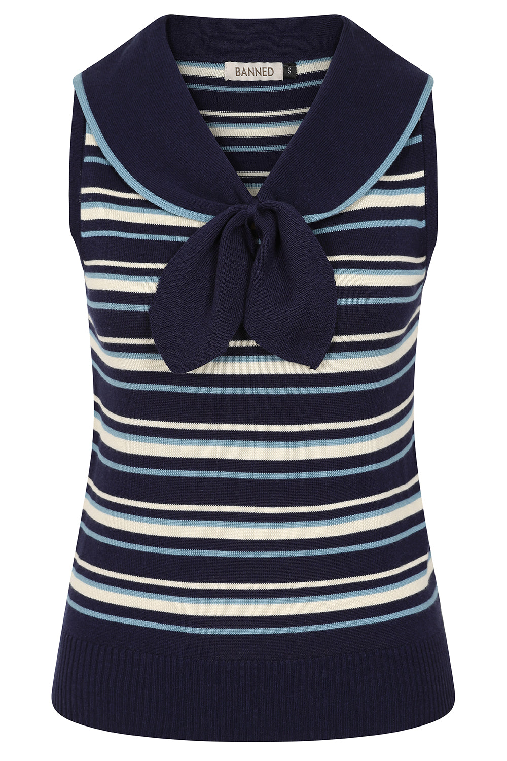 MAISIE STRIPPED JUMPER Navy