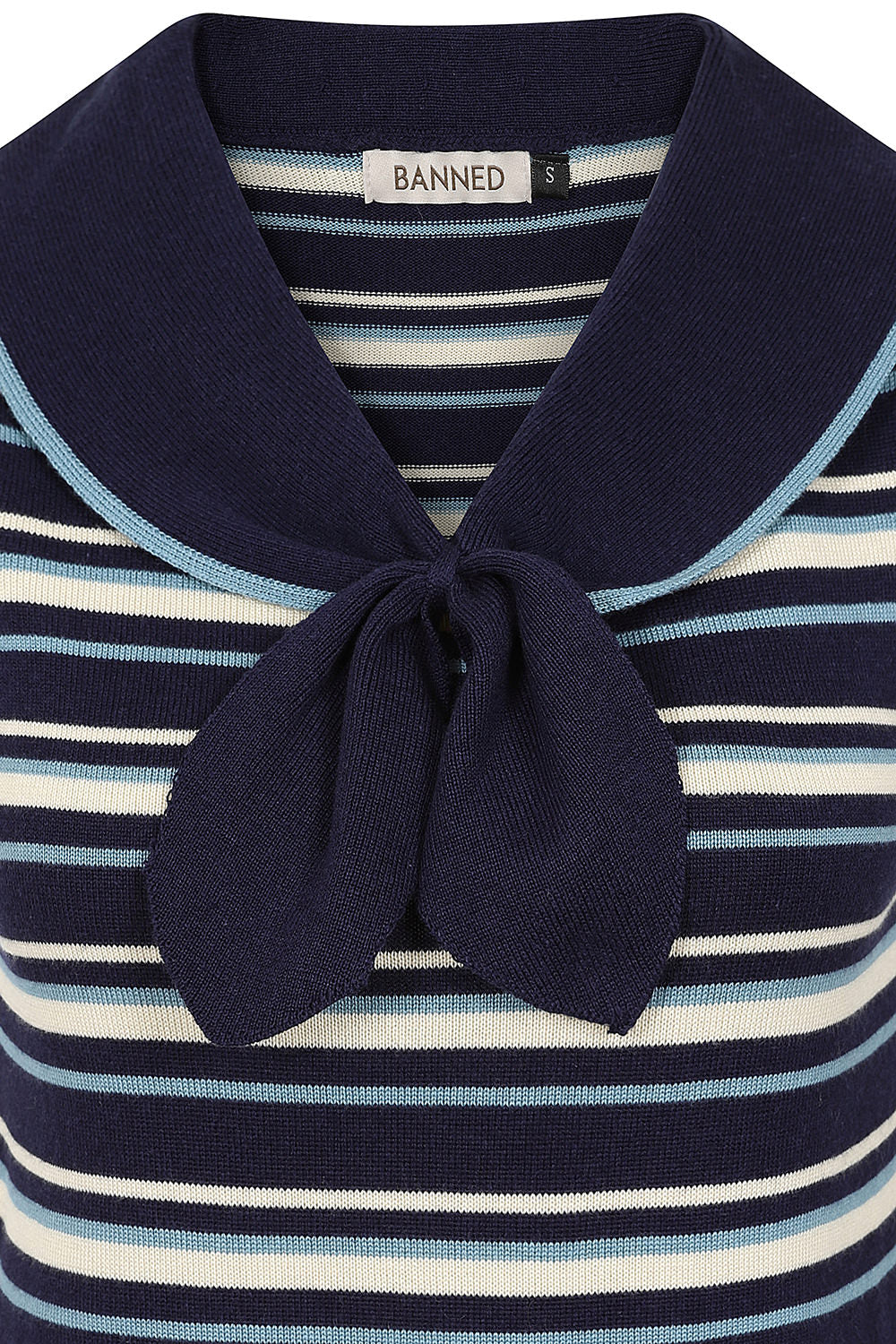 MAISIE STRIPPED JUMPER Navy