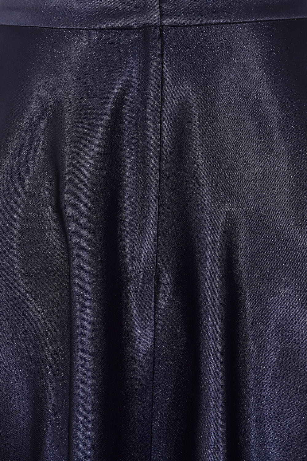HAZEL SATIN SPARKLE SKIRT Navy