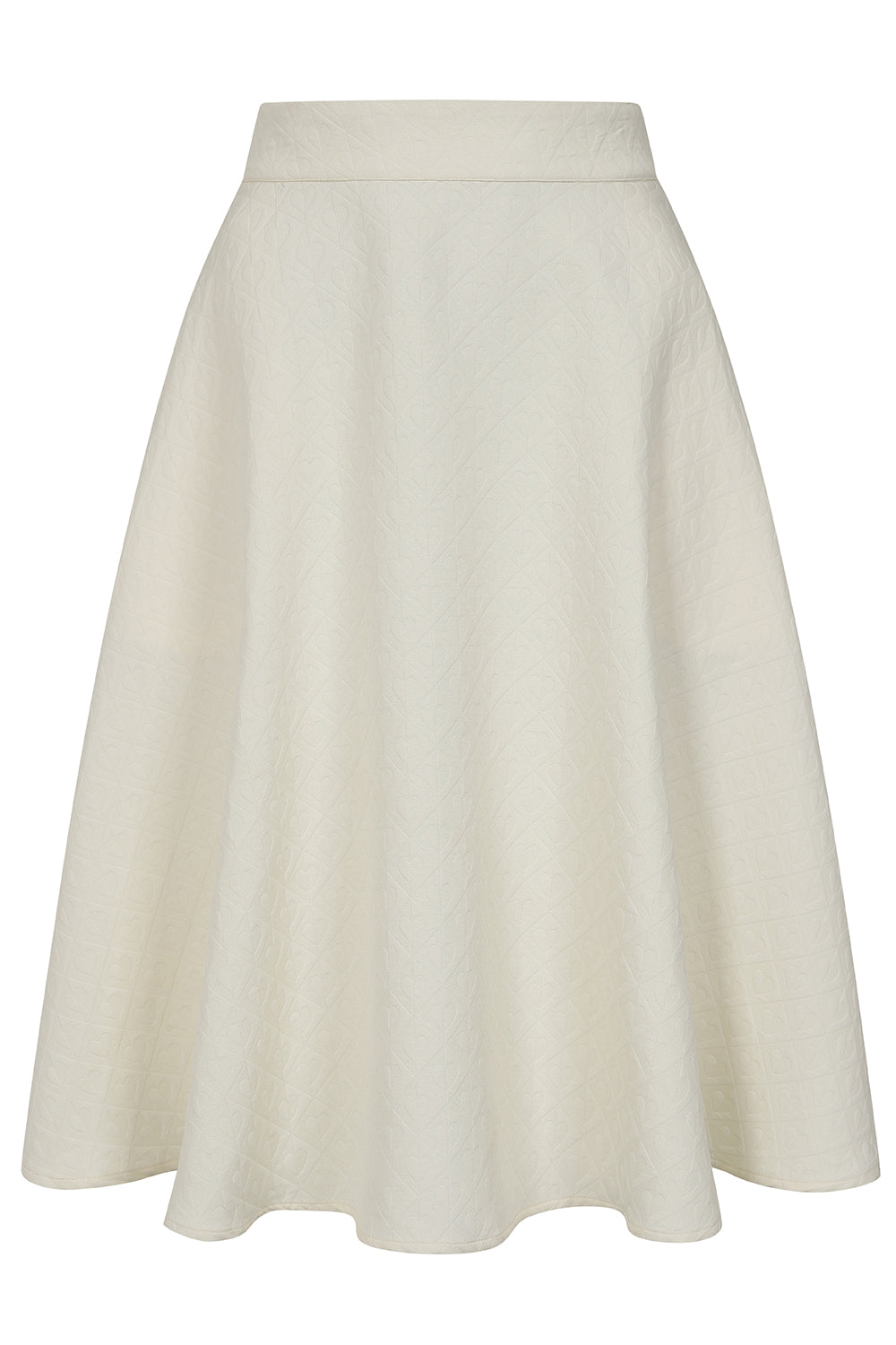 HEART SWING SKIRT OffWhite