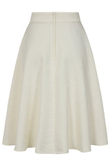 HEART SWING SKIRT OffWhite