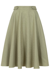 DIDI SKIRT Olive/White