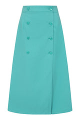 HANNA HEART SKIRT Turquoise