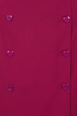 HANNA HEART SKIRT Magenta