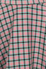 CARY SWEET CHECK SKIRT Pink