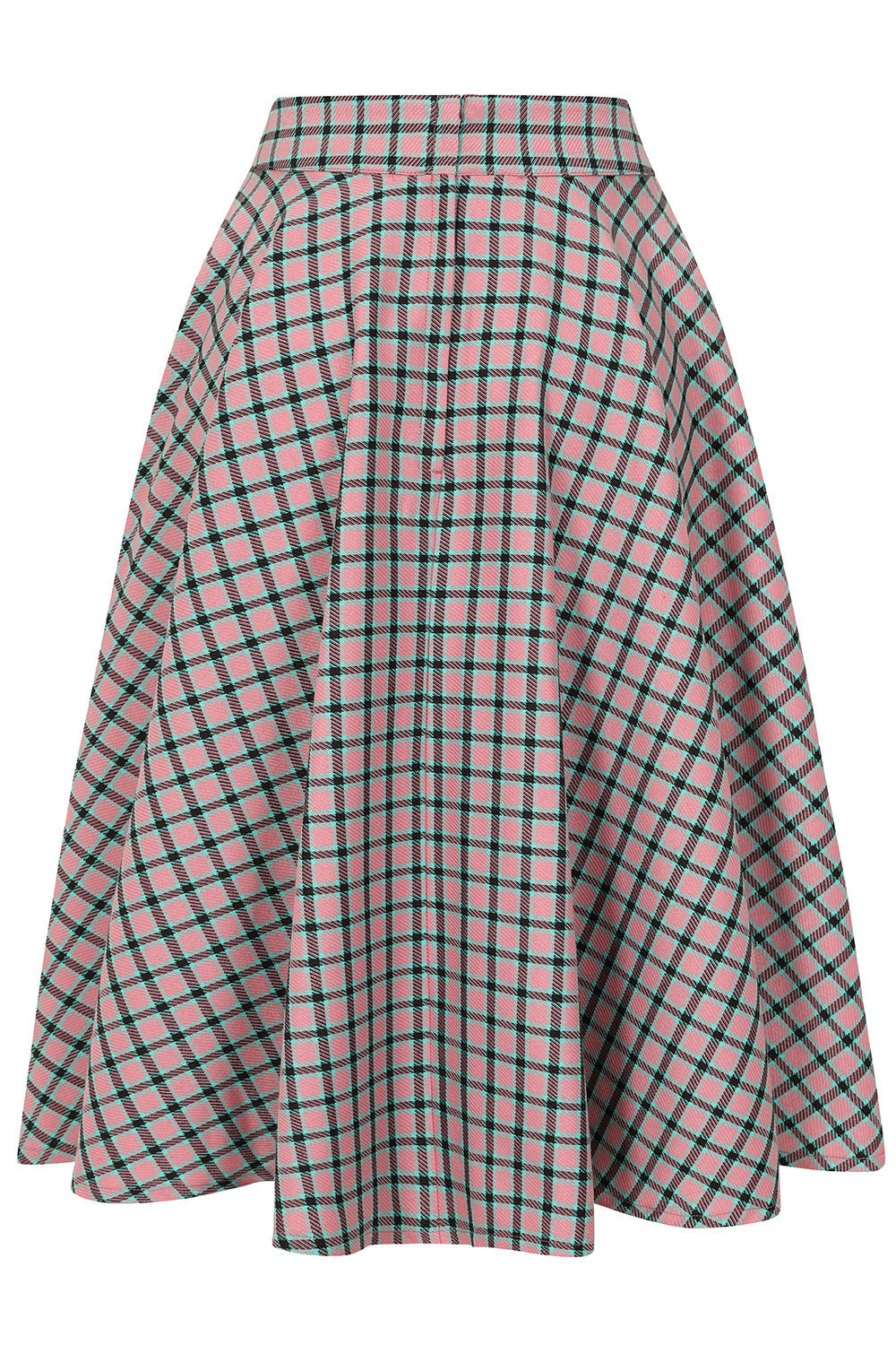 CARY SWEET CHECK SKIRT Pink