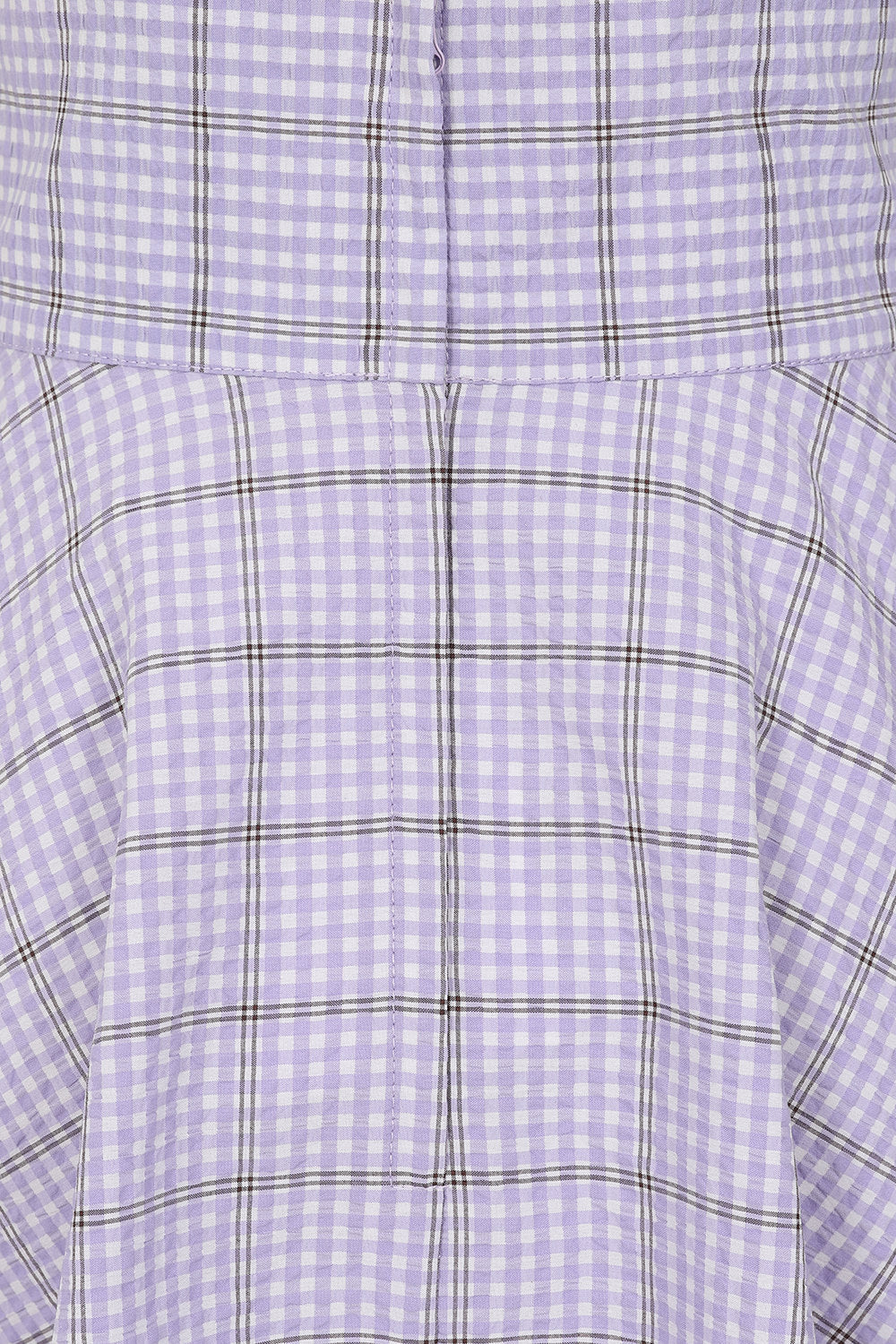 MOANA CHECK SKIRT Lilac