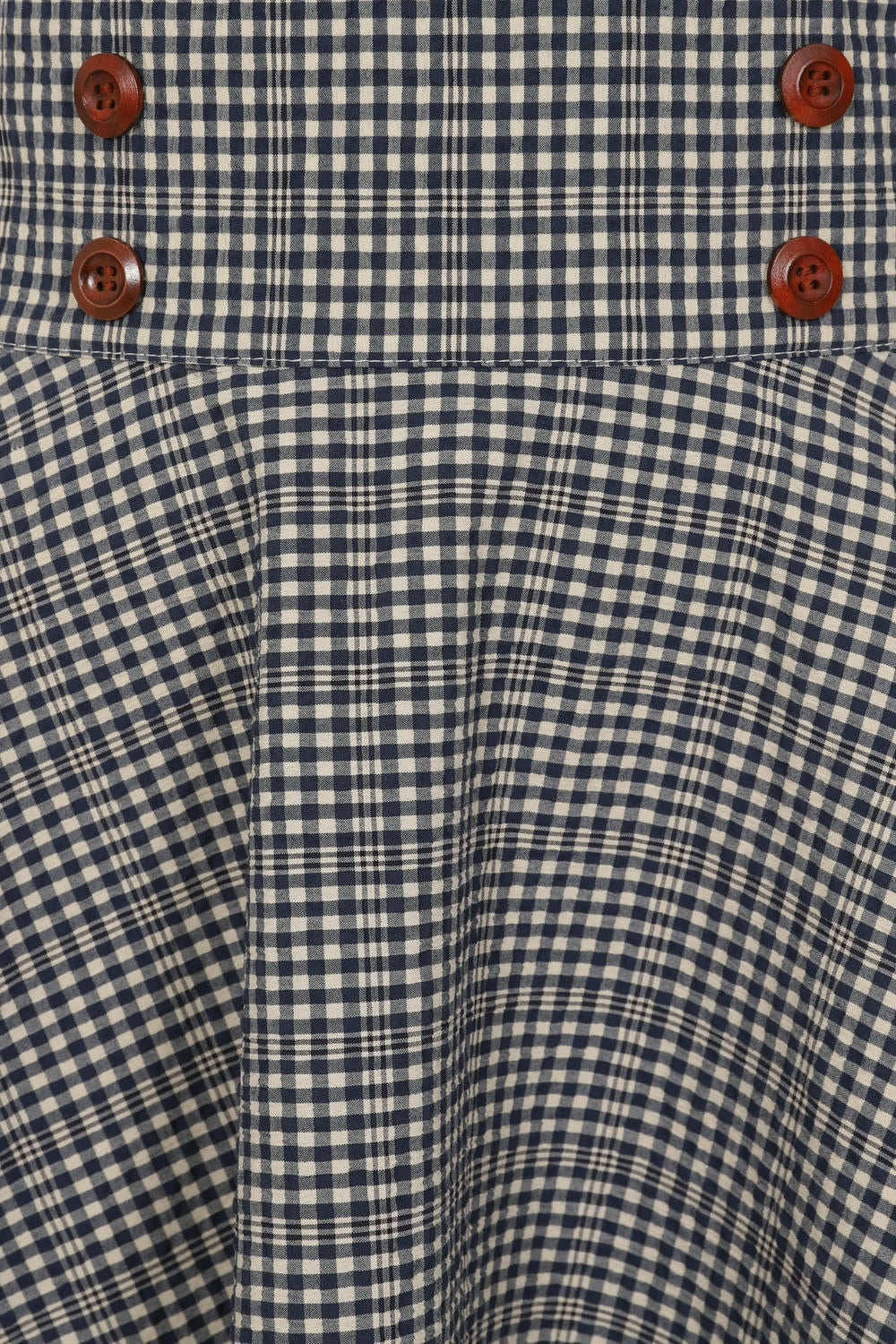 MOANA CHECK SKIRT Blue