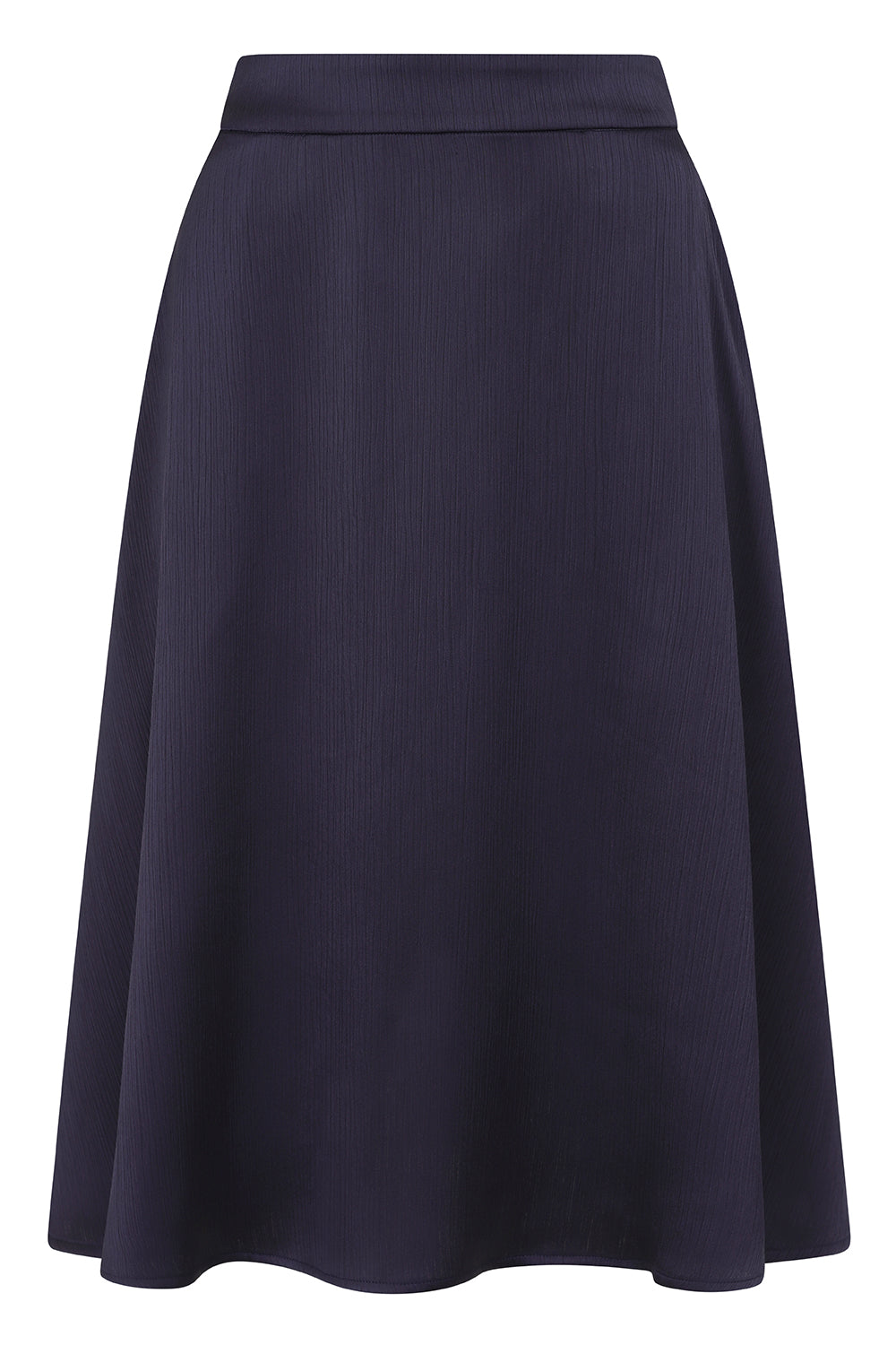 RITA SILKY SKIRT Navy