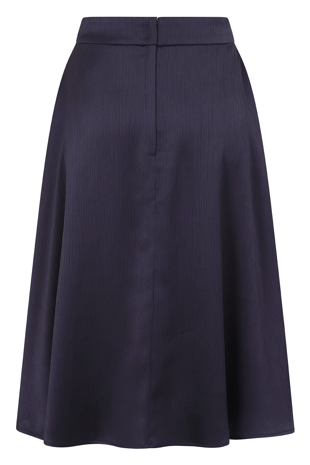 RITA SILKY SKIRT Navy