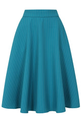 ANNIE MARINE STRIPE SKIRT Teal