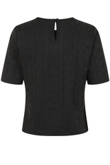 MAISE SEA WAVES TOP Black