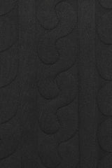 MAISE SEA WAVES TOP Black