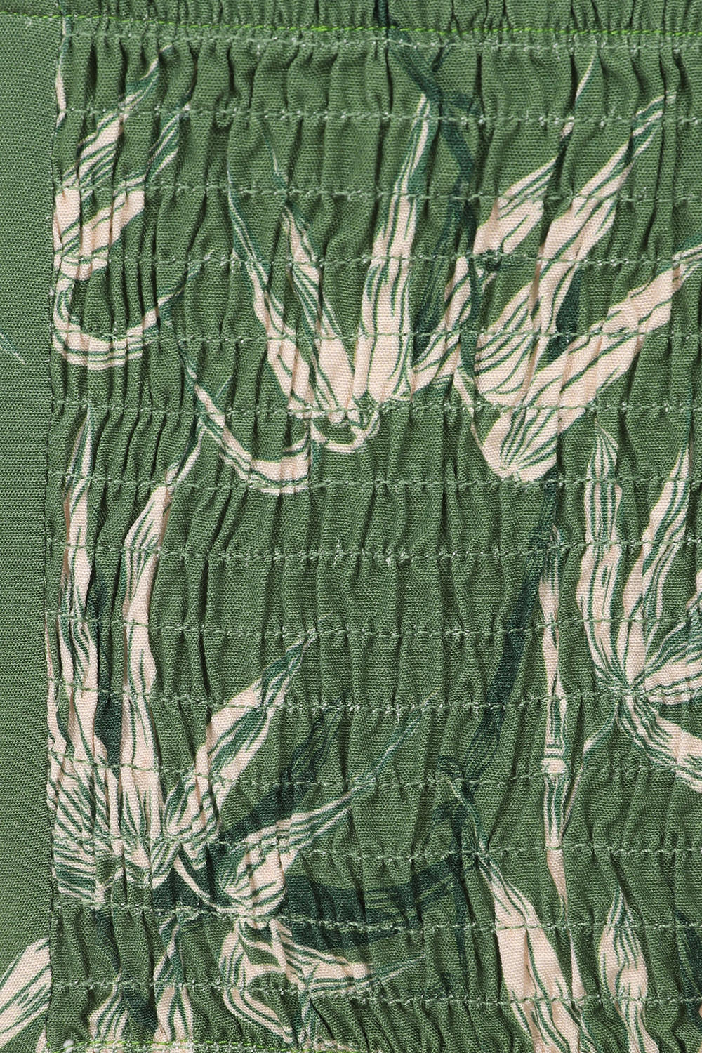 Aurora bamboo crop top Green